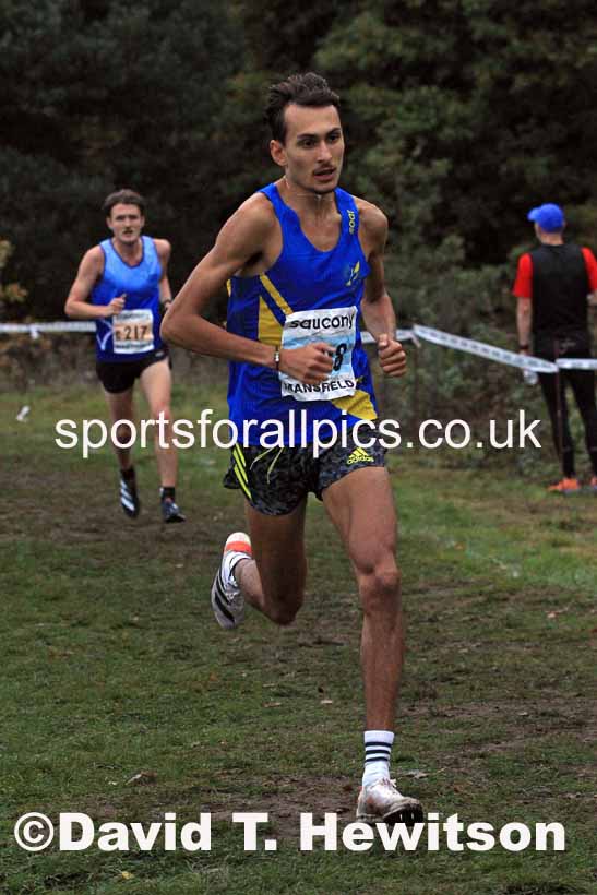 Senior Men, 2022 National Cross Country Relays, Berry Hill Park, Mansfield.  Photo: David T. Hewitson/Sports for All Pics